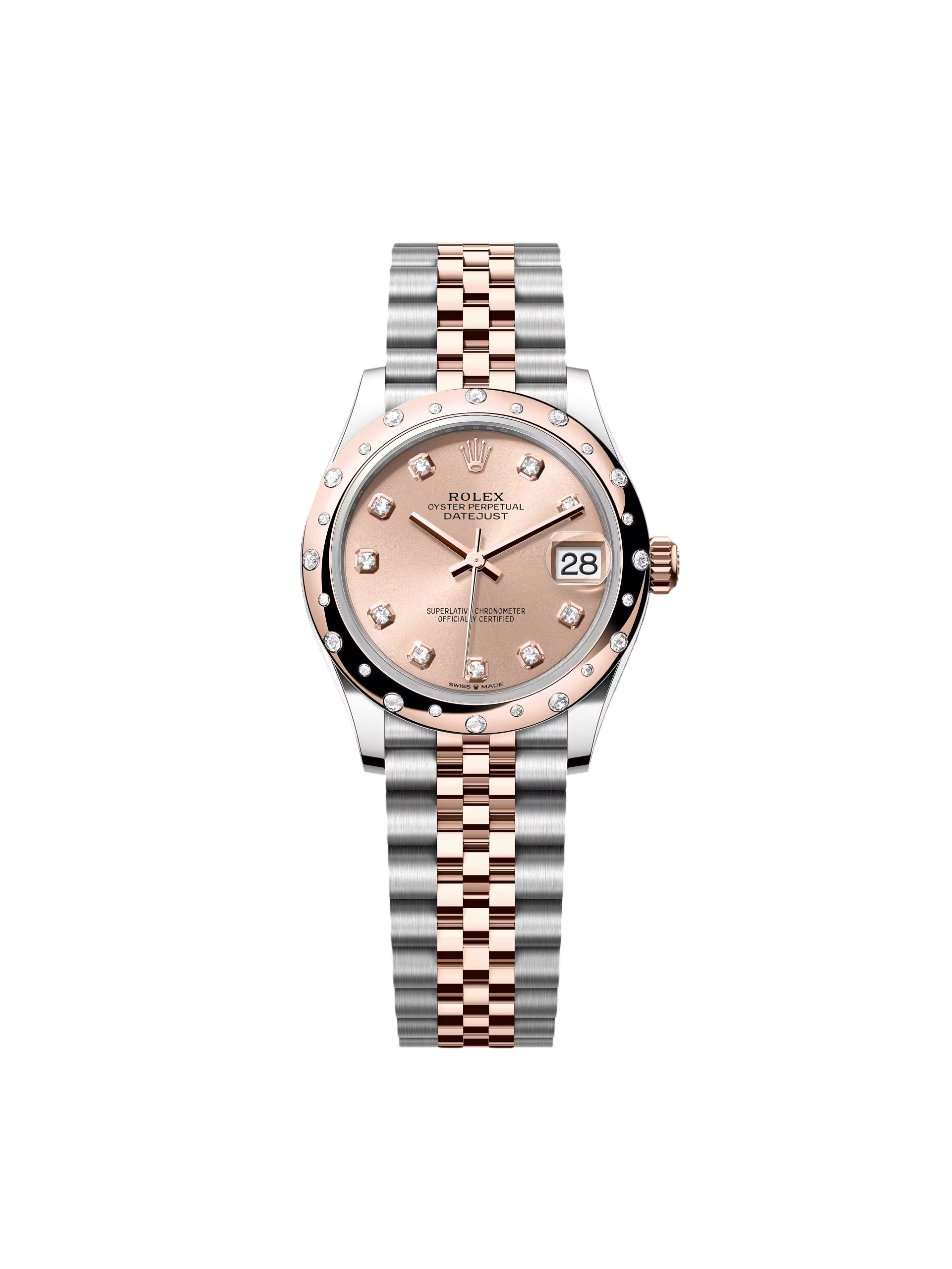 [2026 Mirror Grade]RLX Datejust m278341-0023/0024 Rosé Dial 31mm Oyster Bracelet
