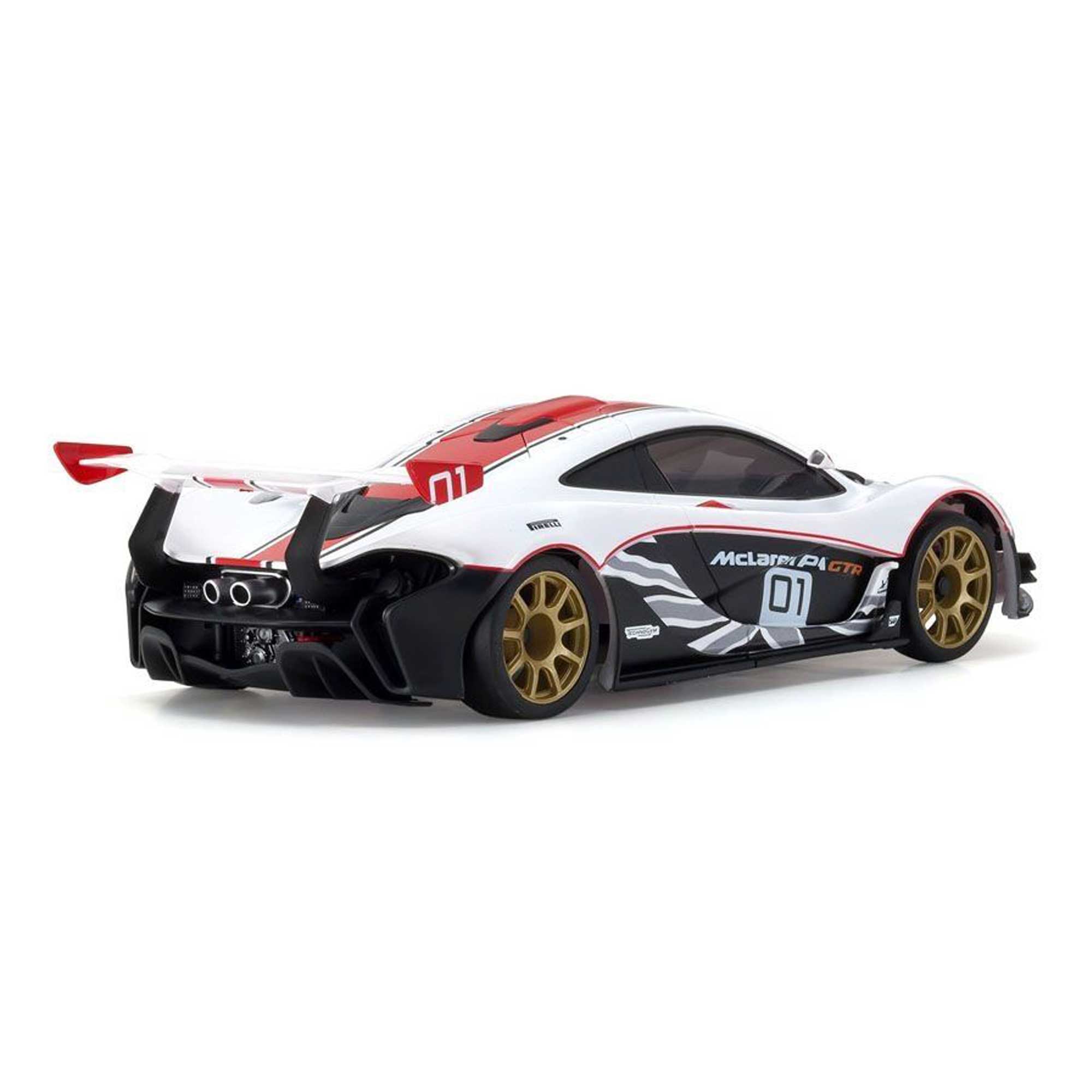 1/28 Mini-Z McLaren P1 GTR RWD On-Road Touring Car RTR, White/Red