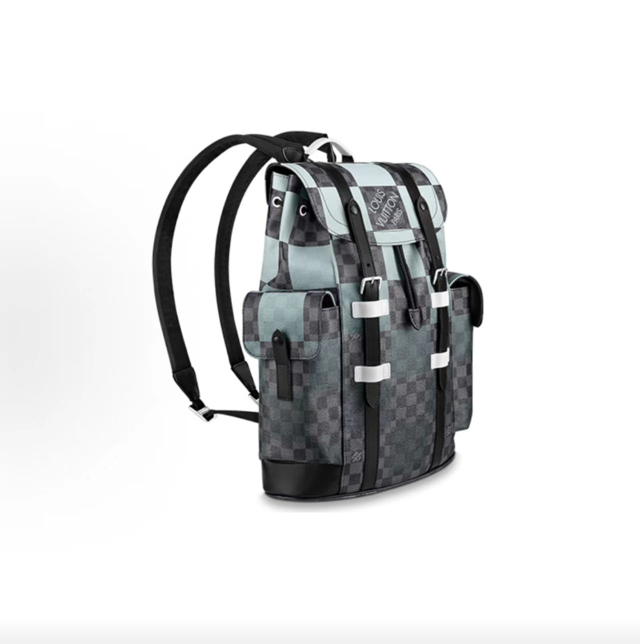 Louis Vuitton Christopher PM Backpack Damier 3D Glacier Blue