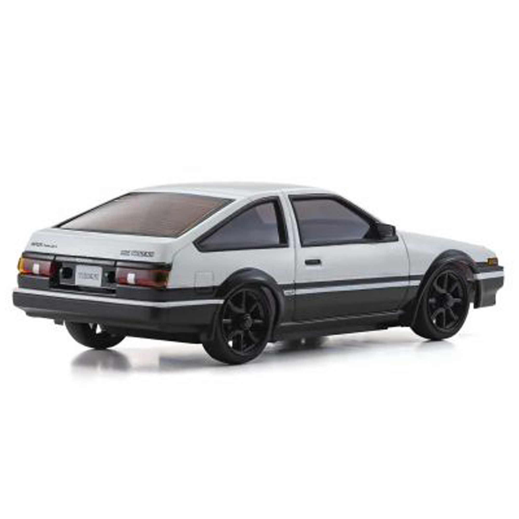 1/28 Toyota Sprinter Trueno AE86 MINI-Z AWD RTR, White/Black