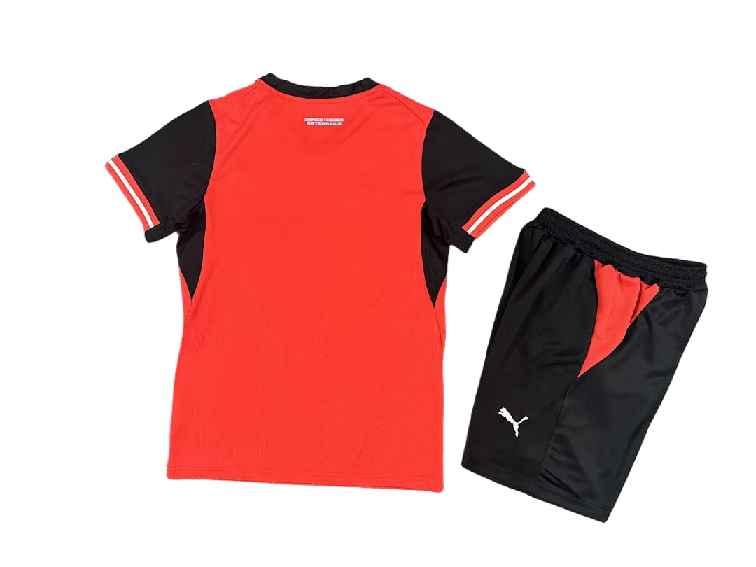 World Cup 2026 Austria Home Kids Kit Soccer Jersey+Shorts