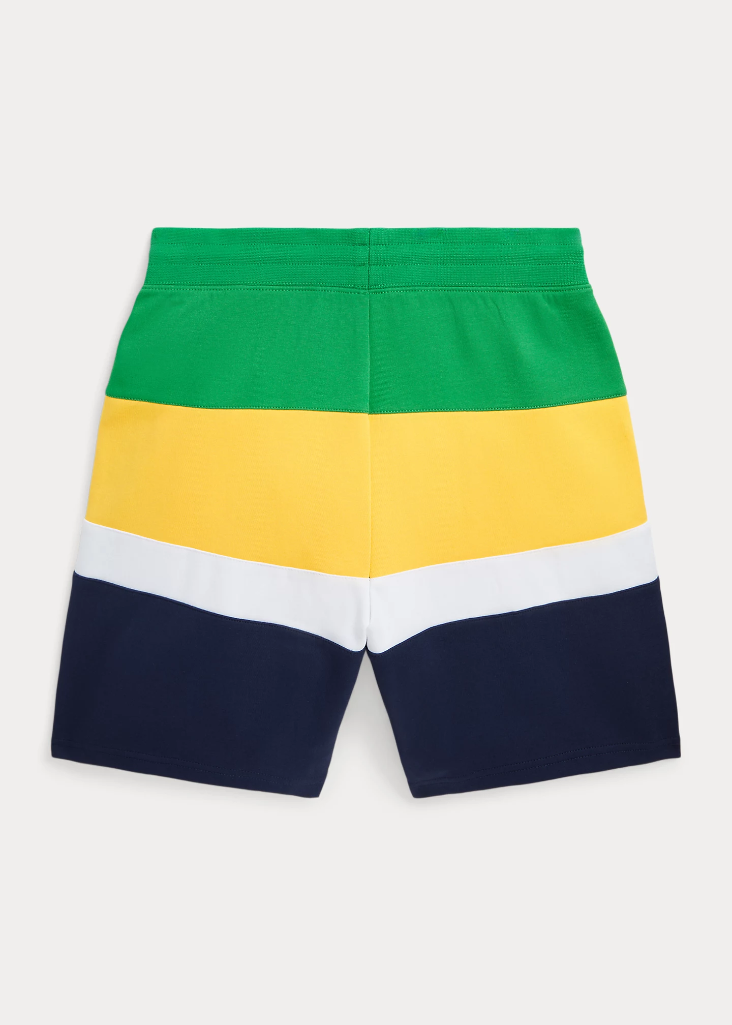 Color-Blocked Double-Knit Short
