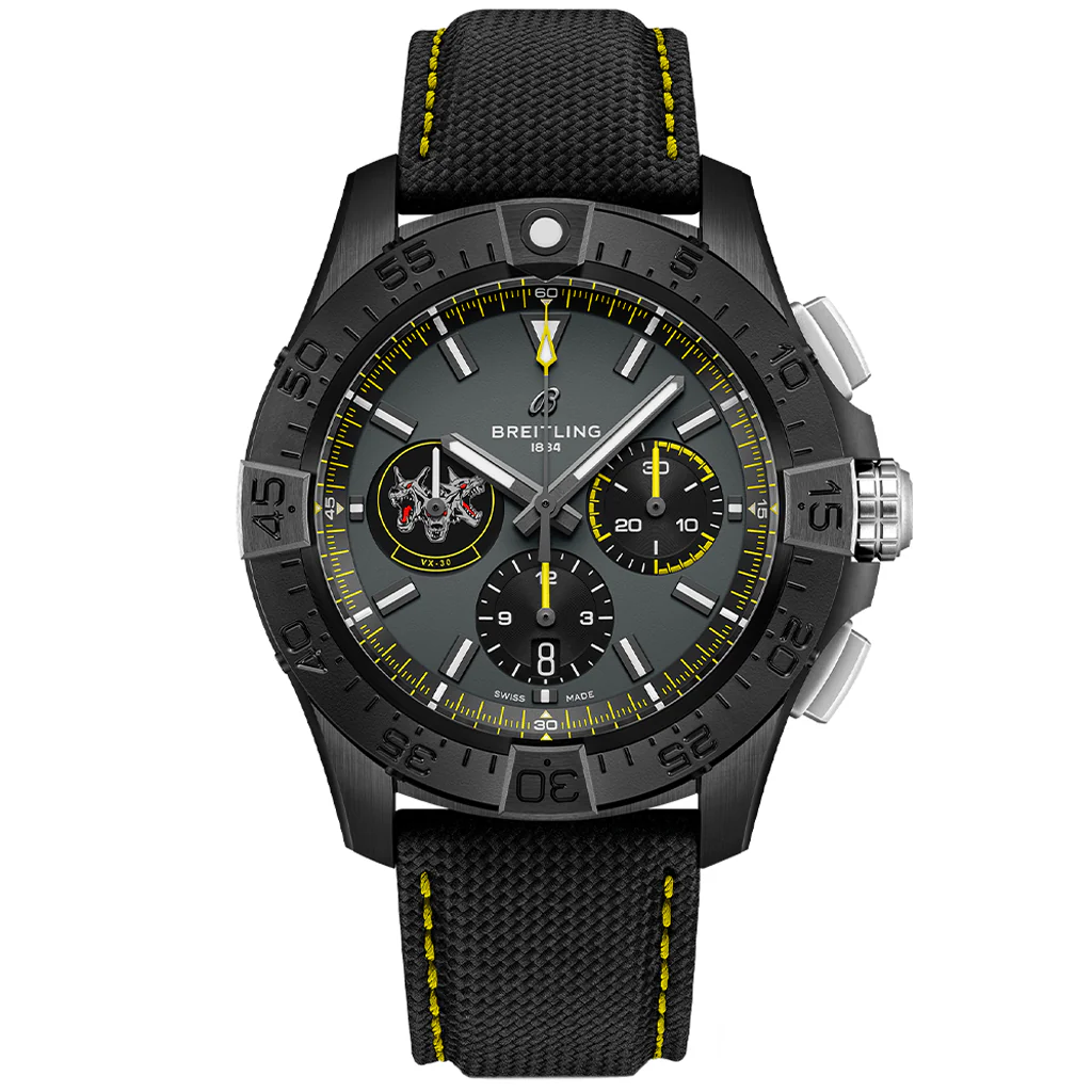 [2026 Mirror Grade]Avenger B01 Chronograph 44 Night Mission USN Bloodhounds SB01472A1B1X1