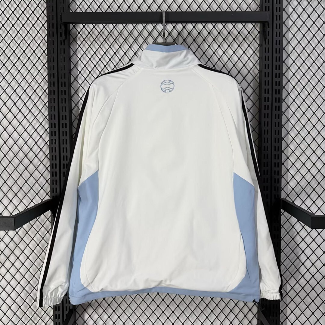 World Cup 2026 Argentina Retro Style Windbreaker Jacket Blue