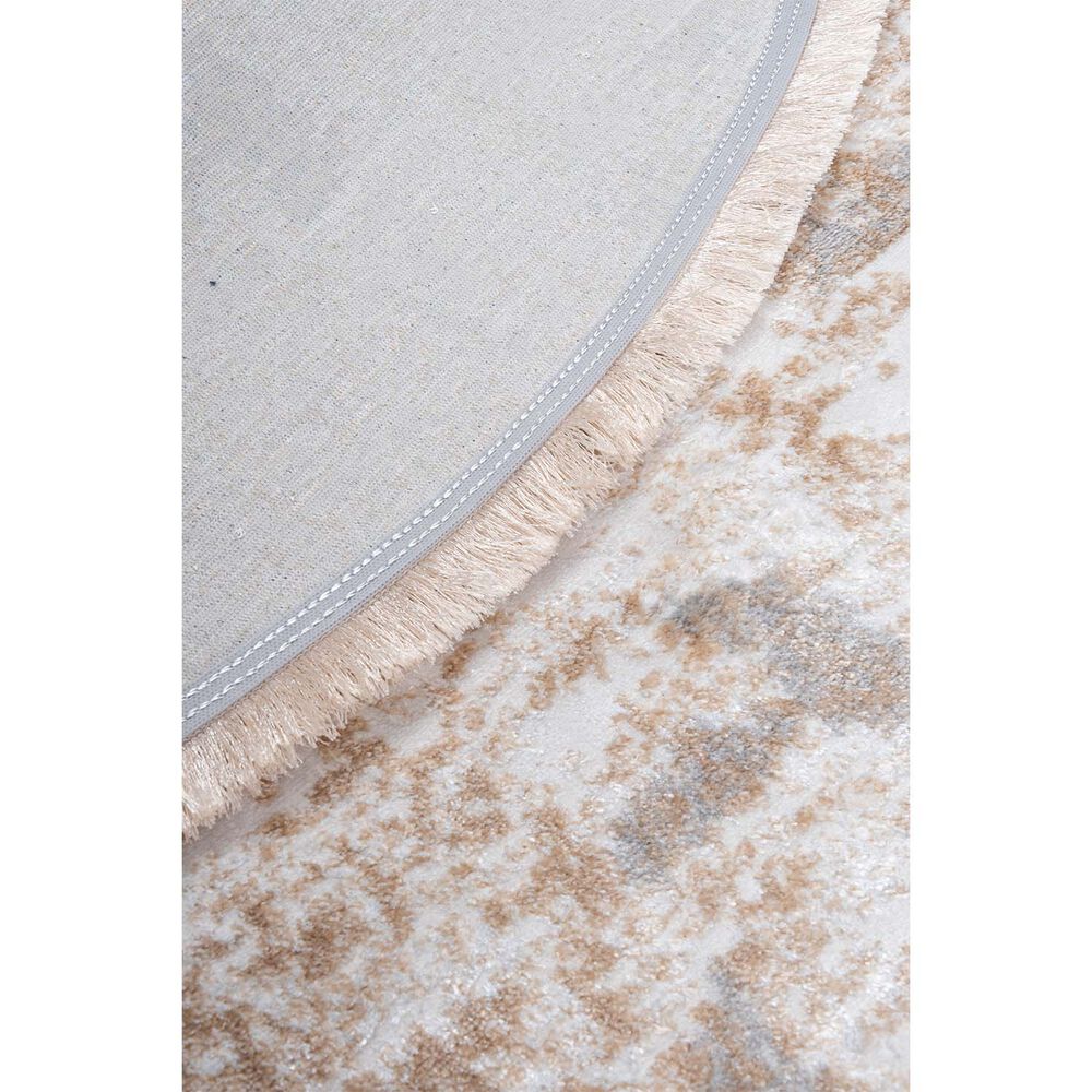 ECLIPSEDywan Multi-Decor Eclipse, koło, 120 cm, przecierka, beżowy