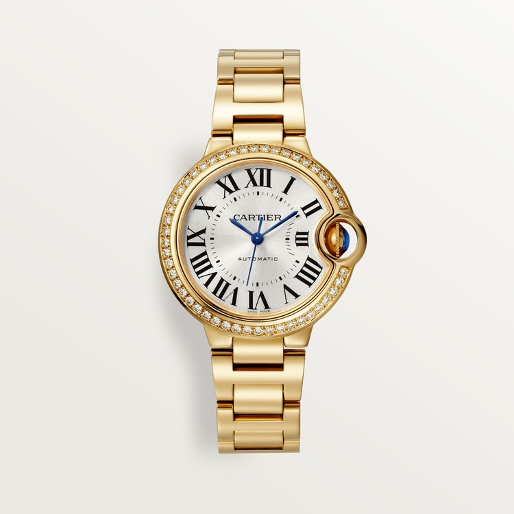 [2026 Mirror Grade]BALLON BLEU Diamond Yellow Gold 33mm