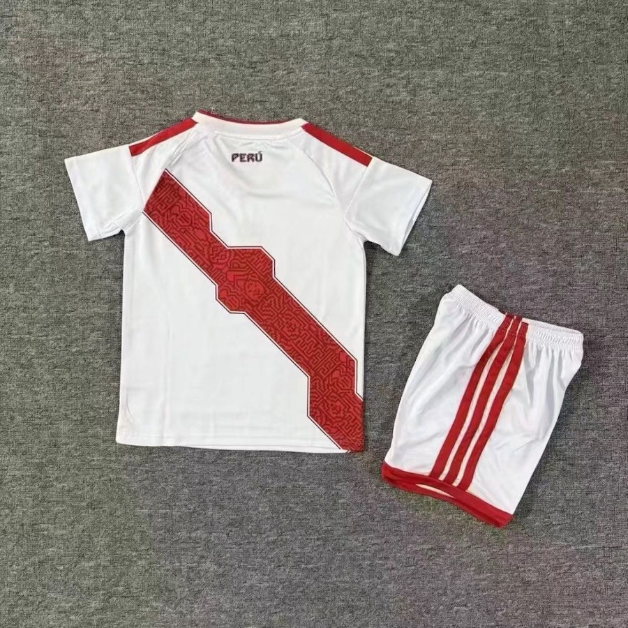 2026 Peru Kid Football Kit Home