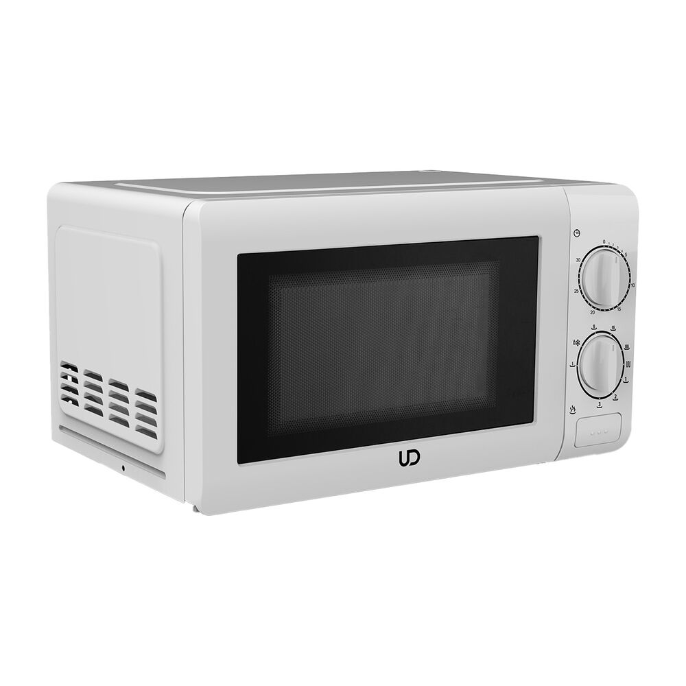 UD Kuchenka mikrofalowa UD MG20L-WA, 20 l, z funkcją grilla, biała