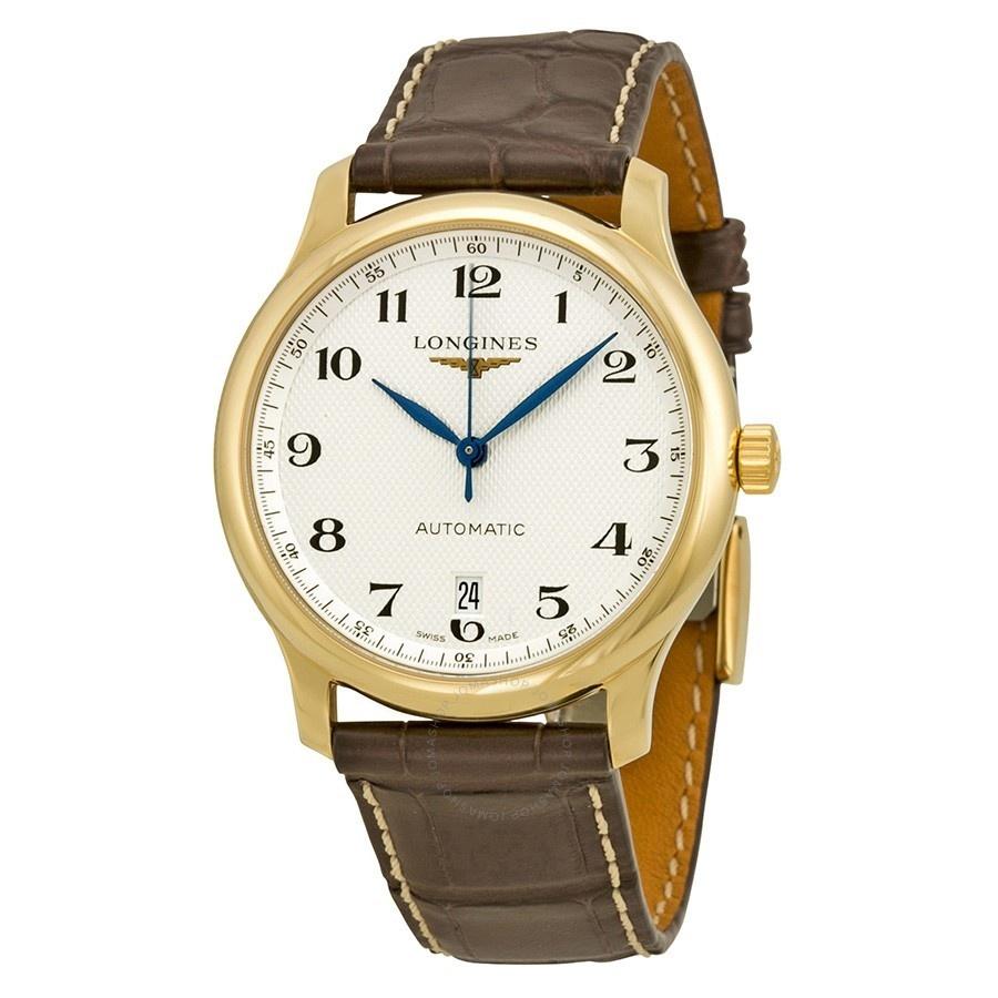 [2026 Mirror Grade]Longines Men's L26286783 Master Collection 18kt Yellow Gold Automatic Brown Leather Watch
