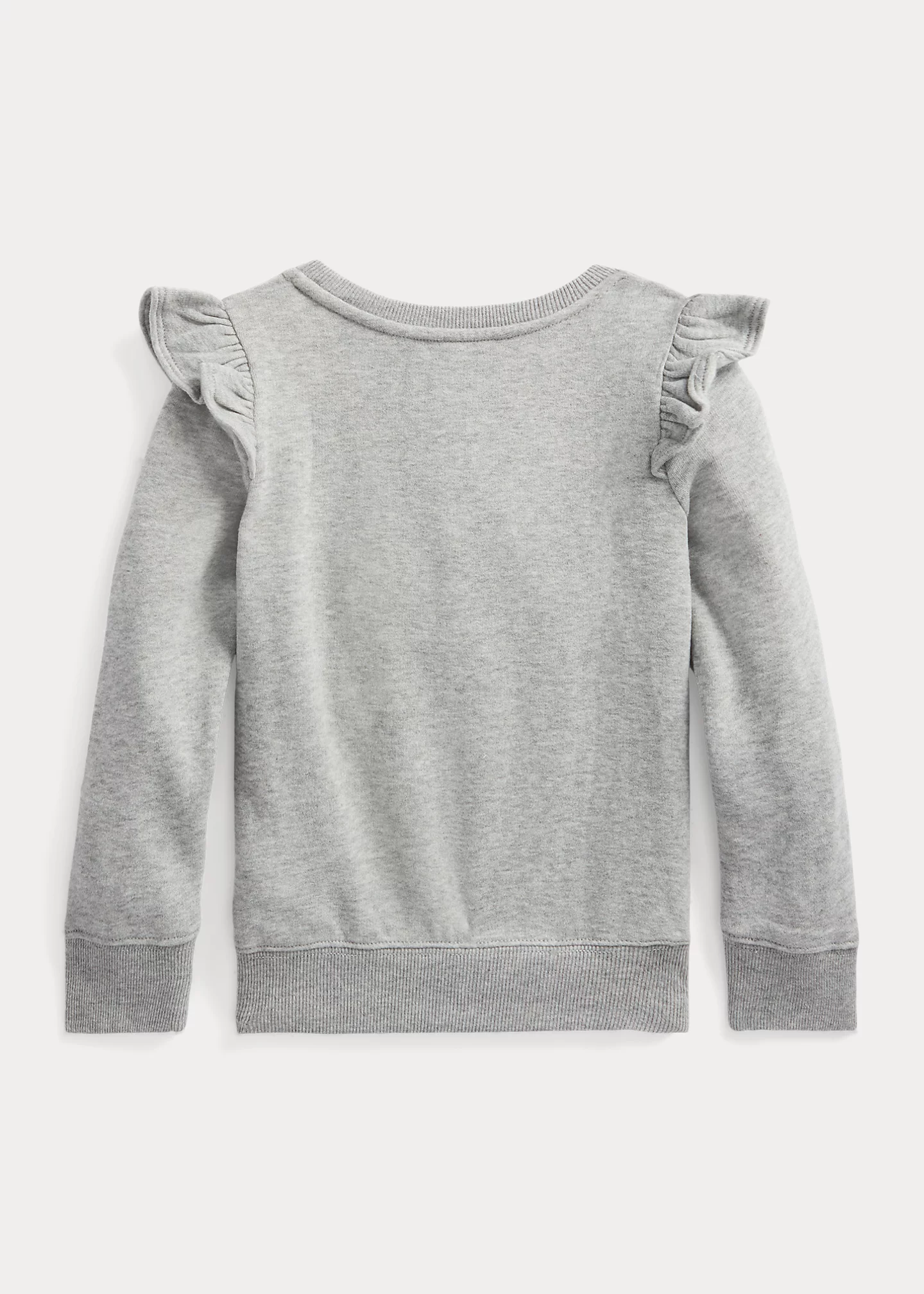 Ruffled Fleece Sweatshirt