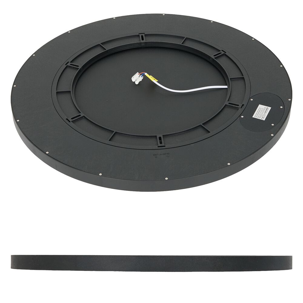 MILAGRO Plafon sufitowy Led Milagro Maq 3CCT, 50 W, czarny