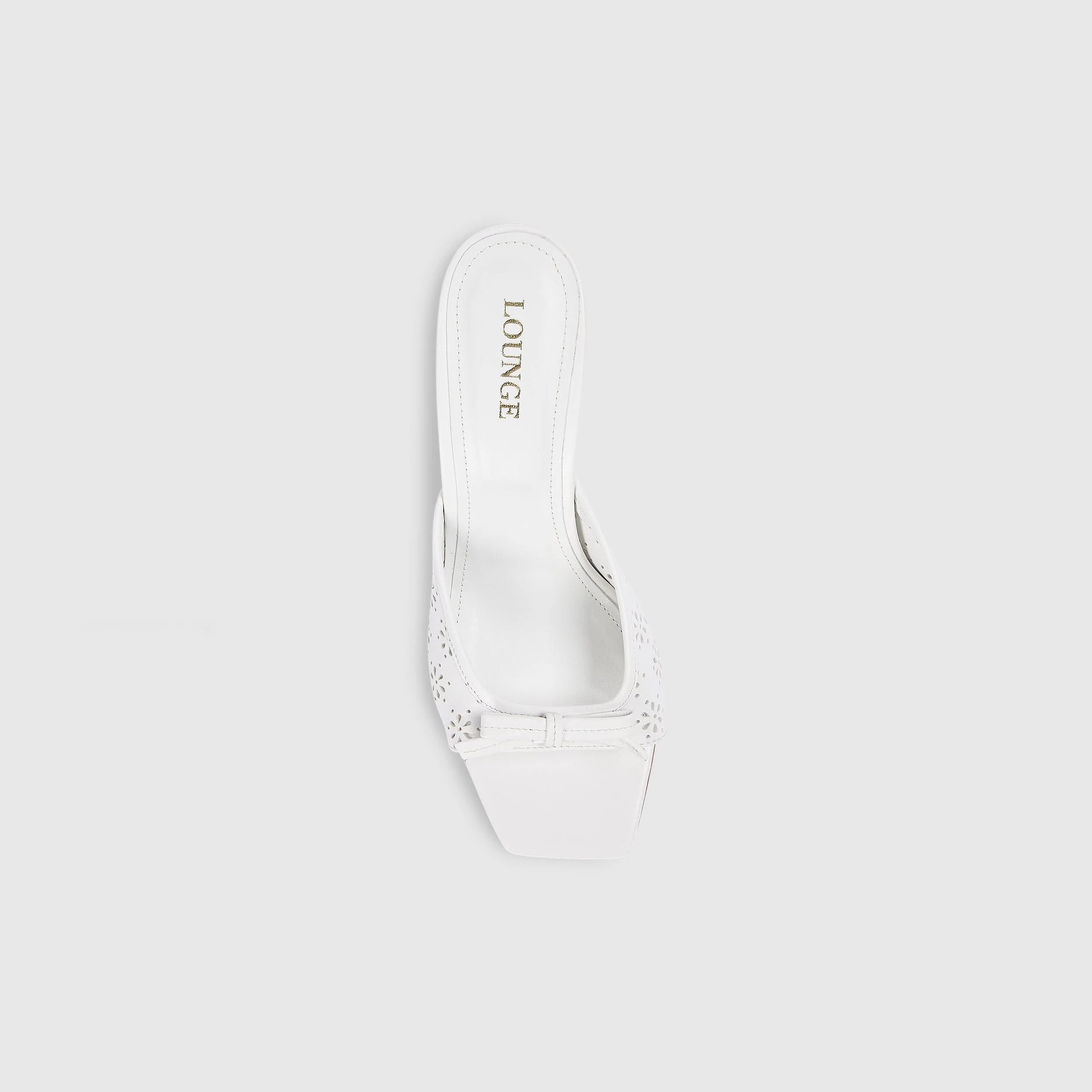 Capri Kitten Heels - White