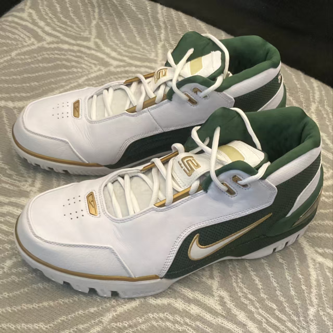 Nike Air Zoom Generation Colorway: White Green Gold