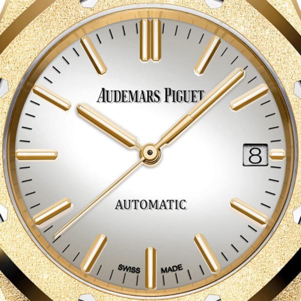 [2026 Mirror Grade]Audemars Piguet Royal Oak Frosted Gold Selfwinding 37mm 15454BA.GG.1259BA.02