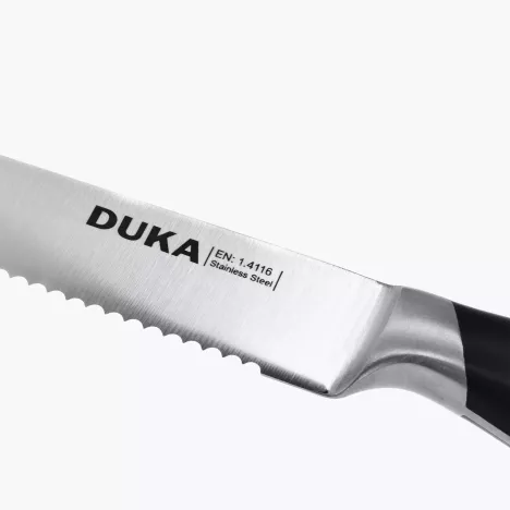 MARKA DUKA Nóż do warzyw DUKA VARDA czarny stal nierdzewna