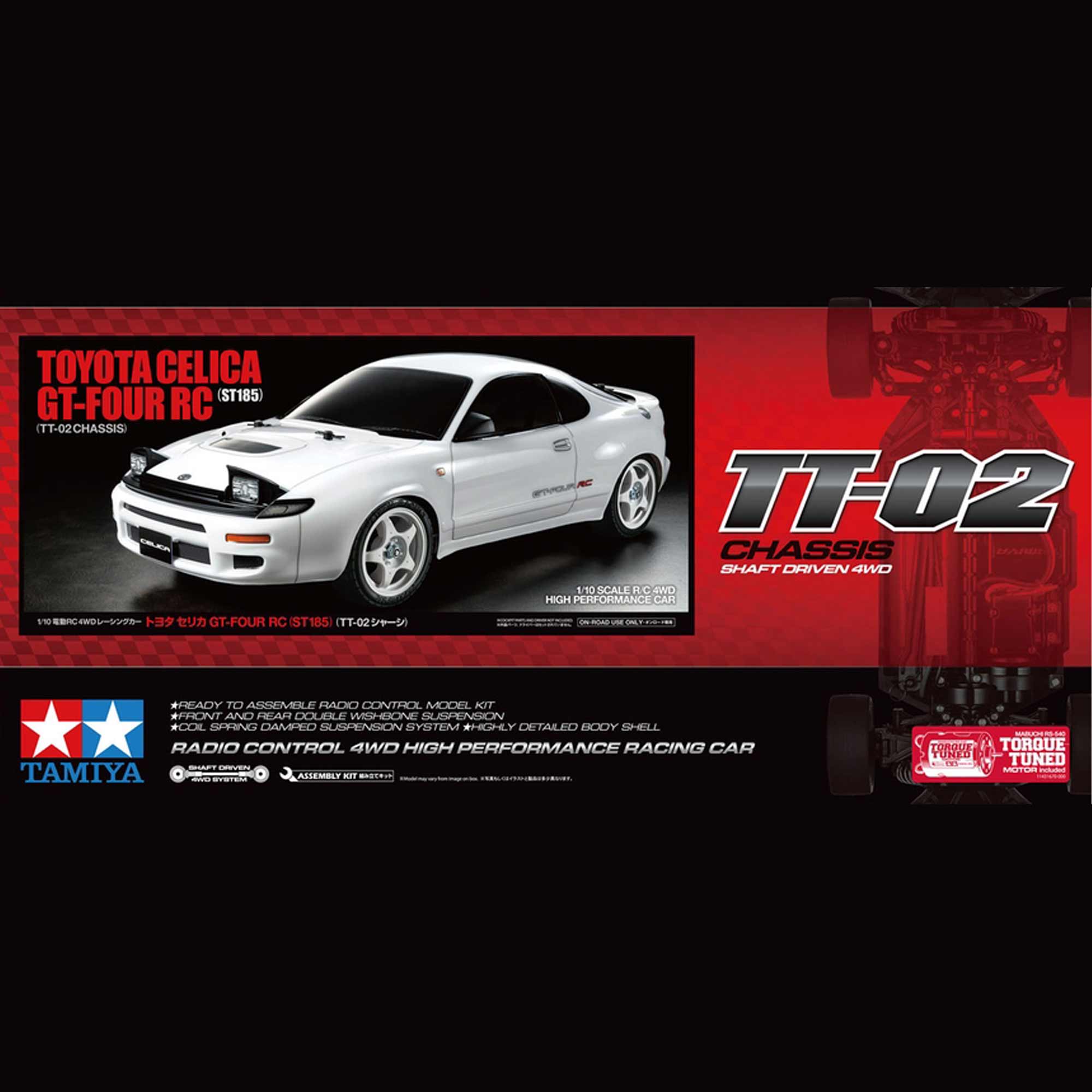 1/10 Toyota Celica GT-Four ST185 TT-02 Touring Kit