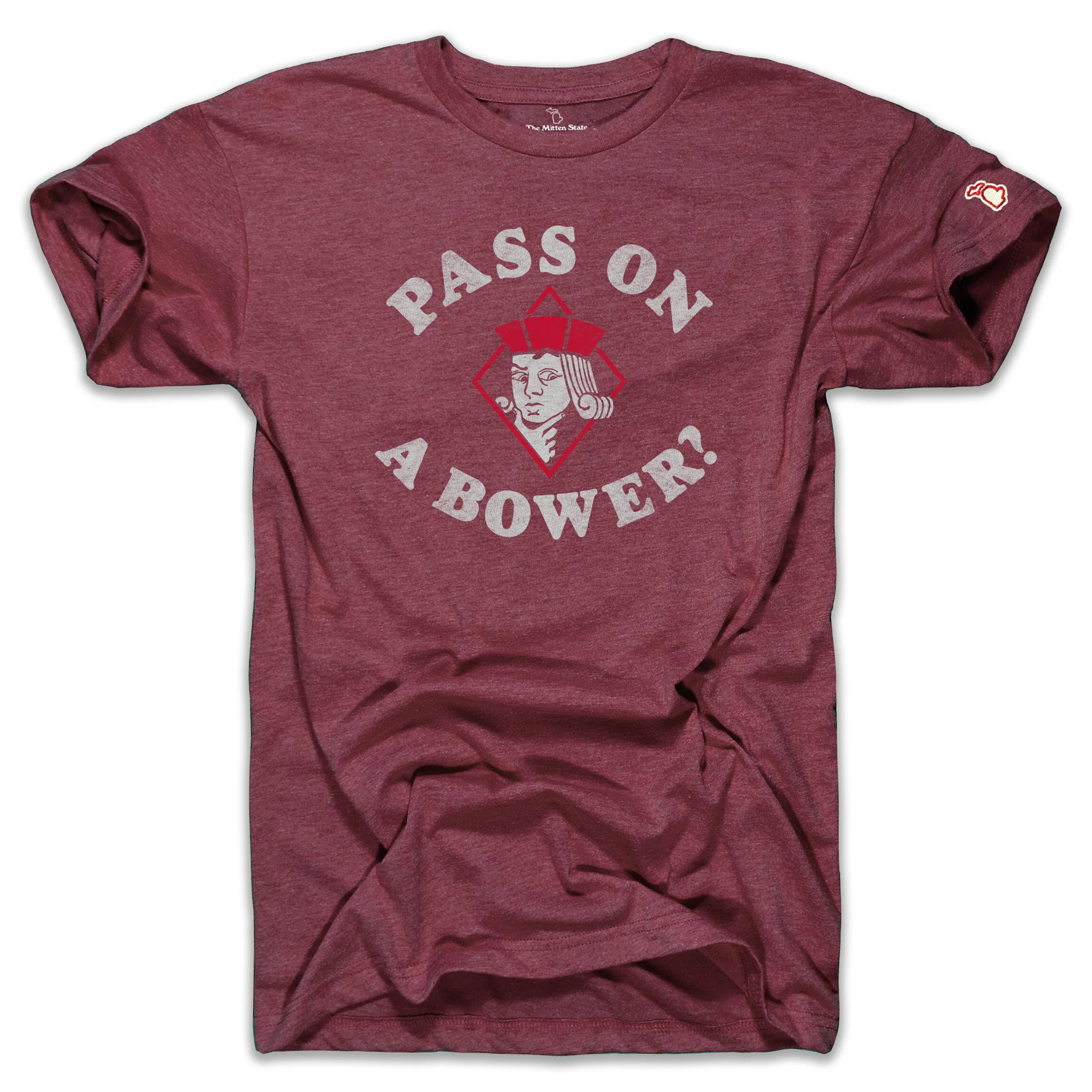 EUCHRE - PASS ON A BOWER (UNISEX)