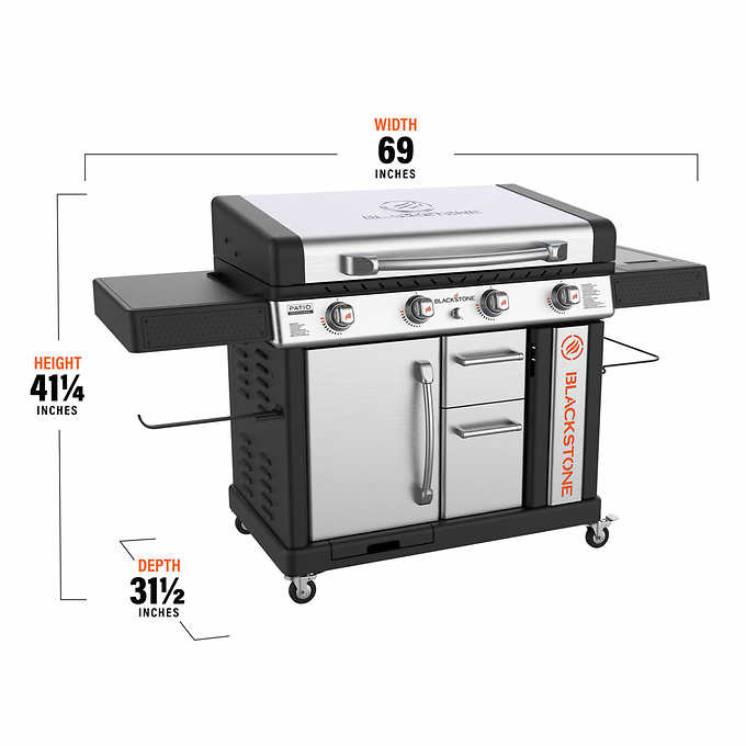 Blackstone Patio Pro 36in Cabinet Griddle w/Hood & Deluxe Tool Kit