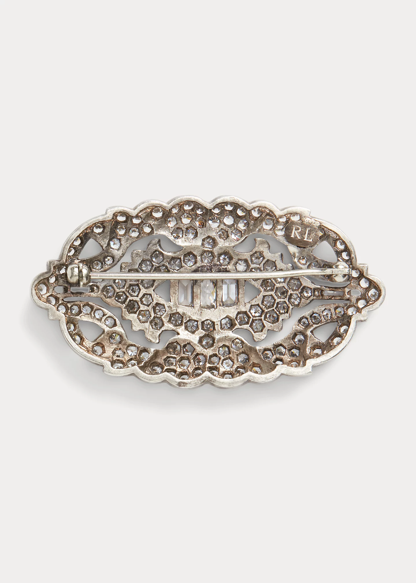 RL Crystal Brooch