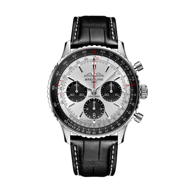 [2026 Mirror Grade]Breitling AB0138241G1P1 Navitimer B01 Silver Dial - Νew