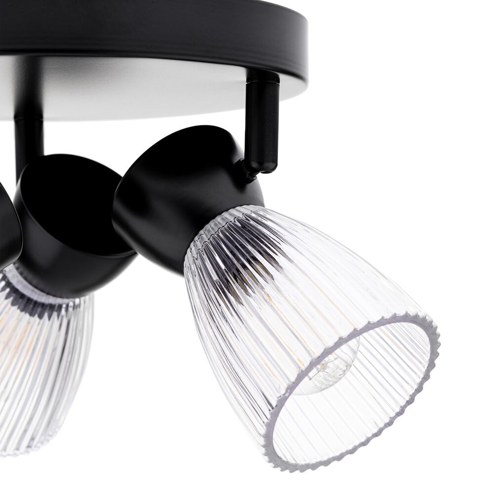 MILAGRO Lampa sufitowa okrągła Milagro Spot Best 3 x E14, czarna
