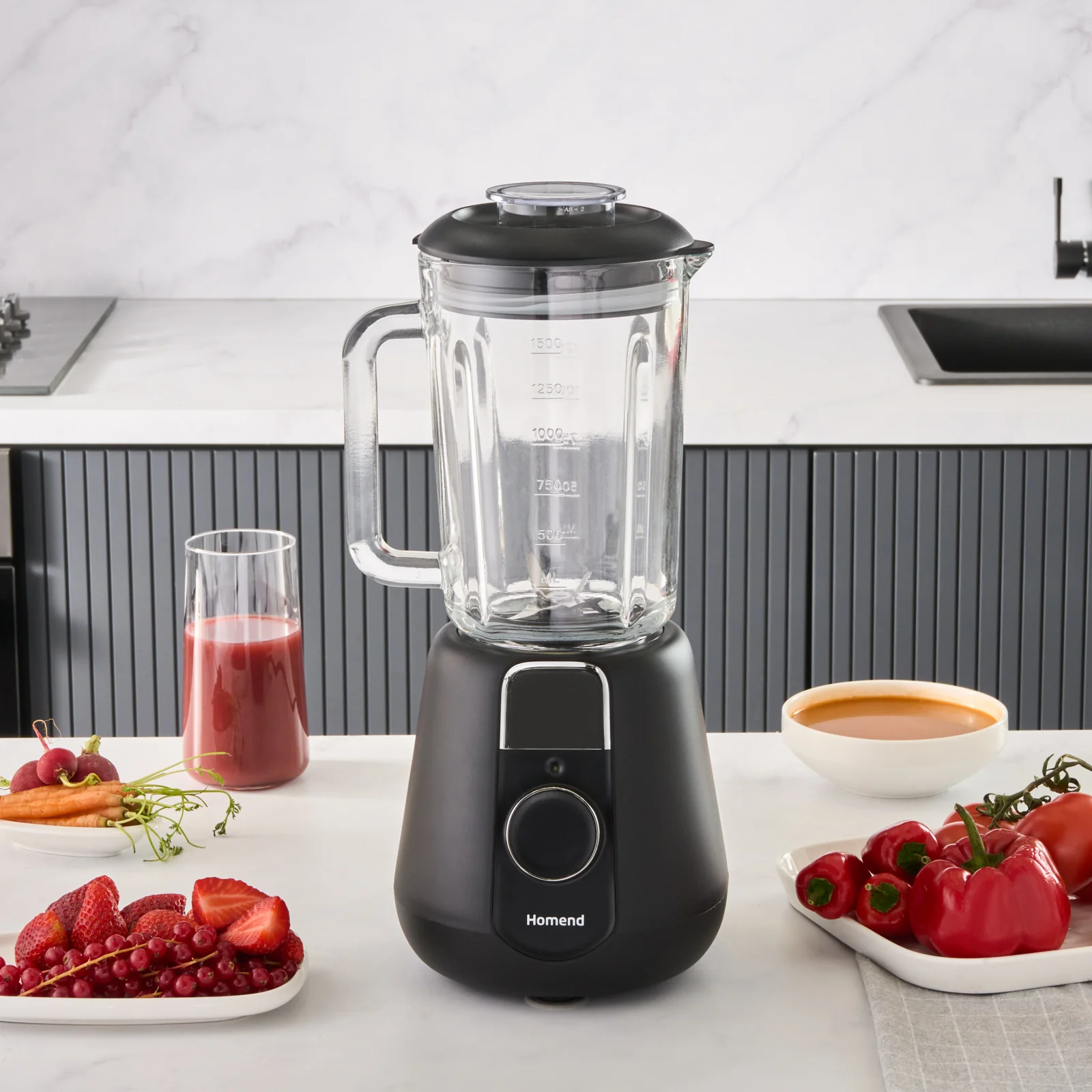 Homend Vintage Blendsetter 4927H, Mixeur, Noir, 1000W