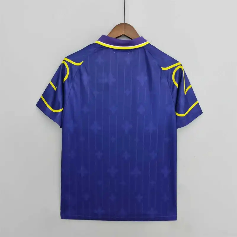 Fiorentina Retro Soccer Jersey Home Custom Shirt 1997/98