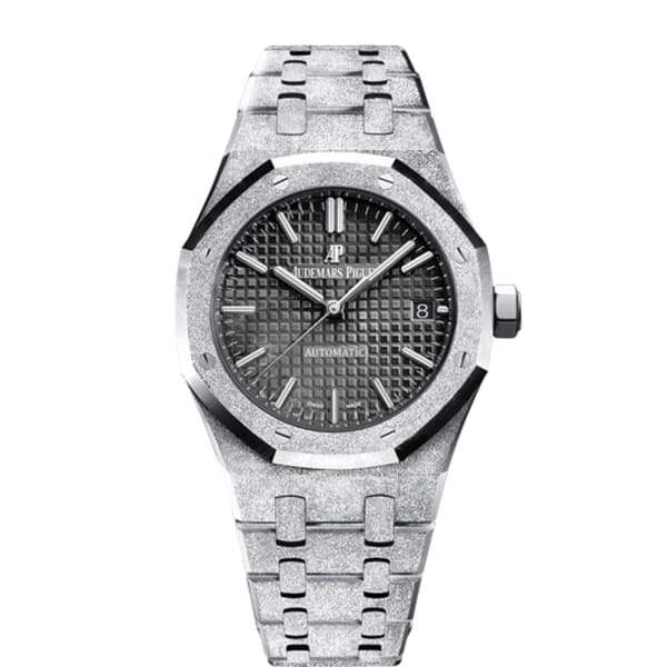 [2026 Mirror Grade]Audemars Piguet Royal Oak Frosted Gold Selfwinding, Black dial 37mm 15454BC.GG.1259BC.03