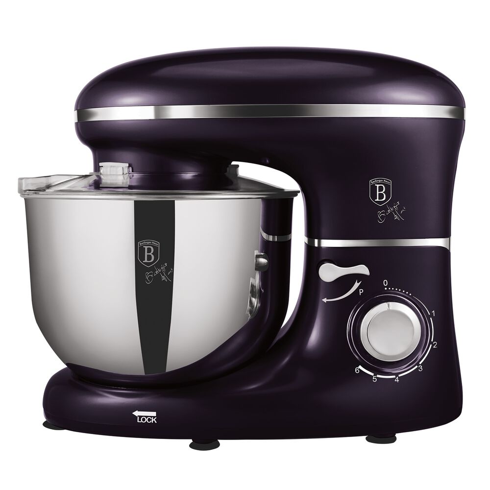 BERLINGERHAUS Robot planetarny BerlingerHaus Purple Eclipse, 1300 W, 6 l, 3 końcówki