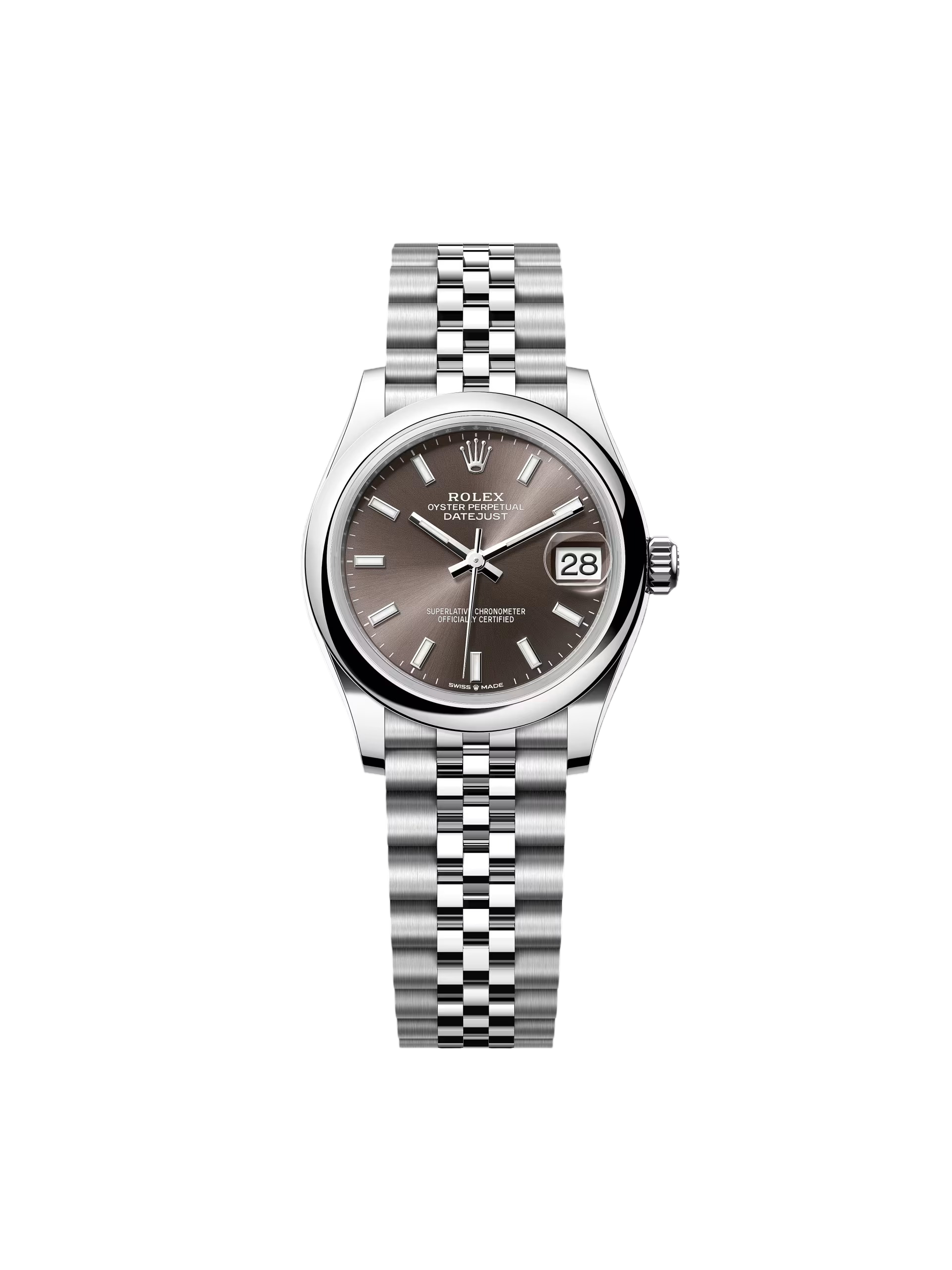 [2026 Mirror Grade]RLX Datejust m278240-0009/0010 31mm Dark Grey Domed Bezel Oyster Oystersteel