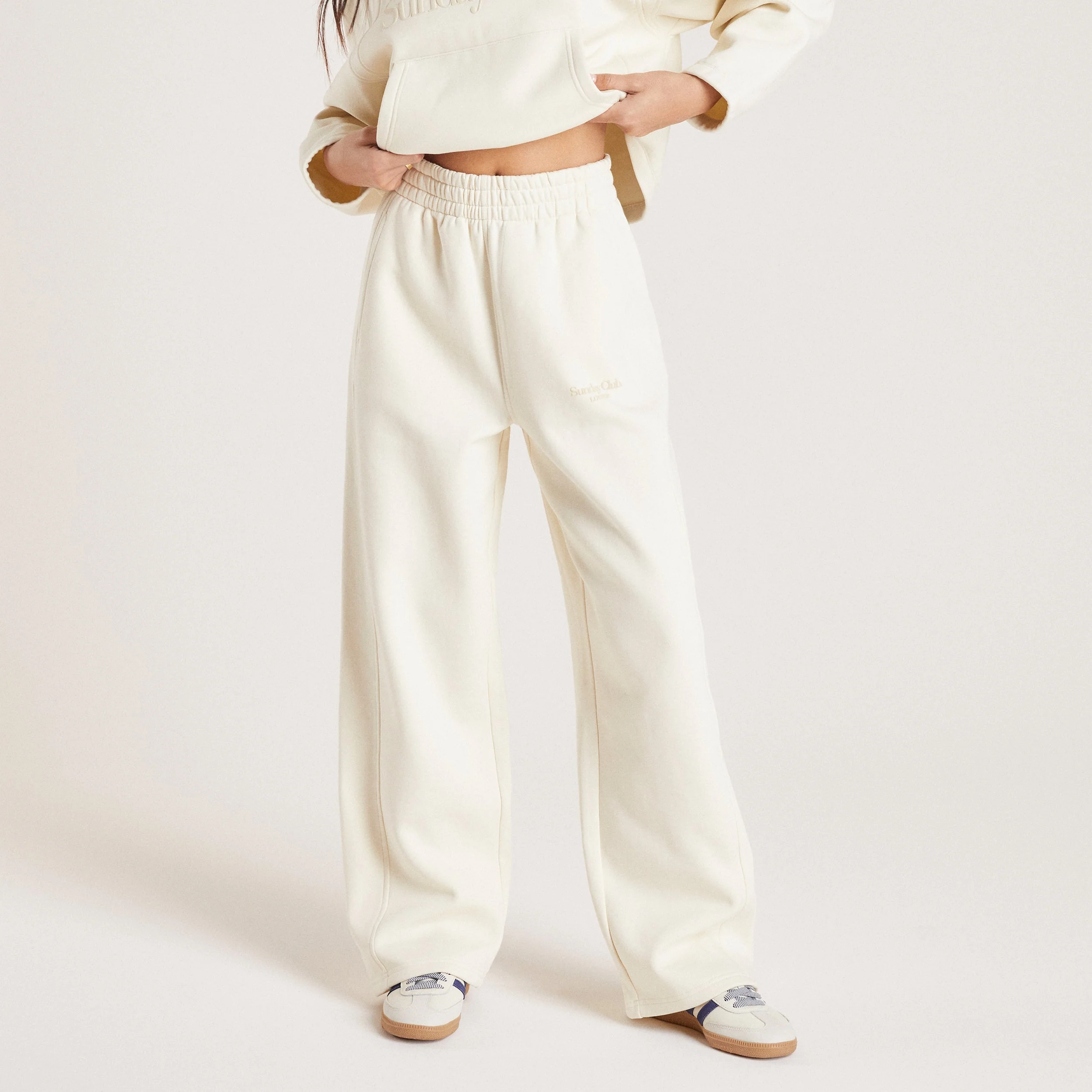Straight Leg Sweatpants - Tofu