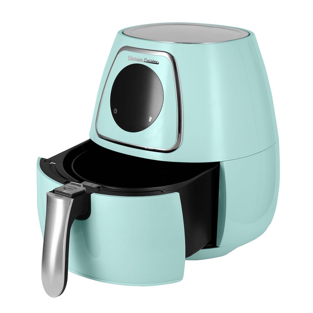 VINTAGE CUISINE Air Fryer Frytkownica beztłuszczowa Vintage Cuisine, 1300 W, 2,8 l, miętowa