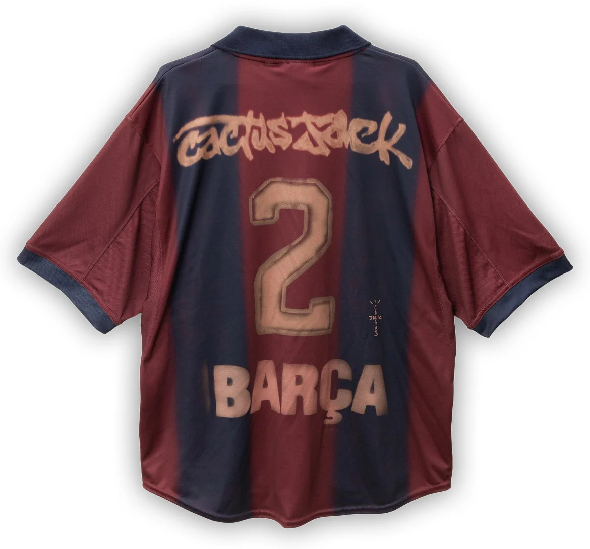 CJ X FC Barcelona Retro 2000/01 Home Skeleton