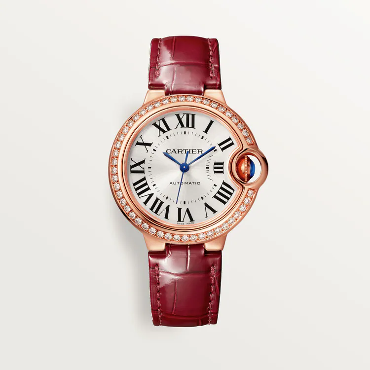 [2026 Mirror Grade]BALLON BLEU Diamond Rose Gold 33mm