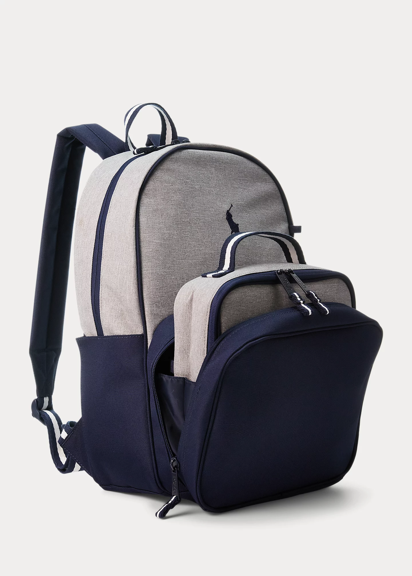 Color-Blocked Backpack & Lunch Tote Set