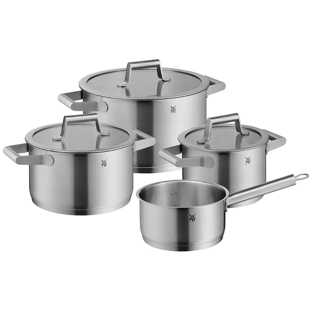 WMF Comfort 4-Piece Stainless Steel Induction Cookware Set