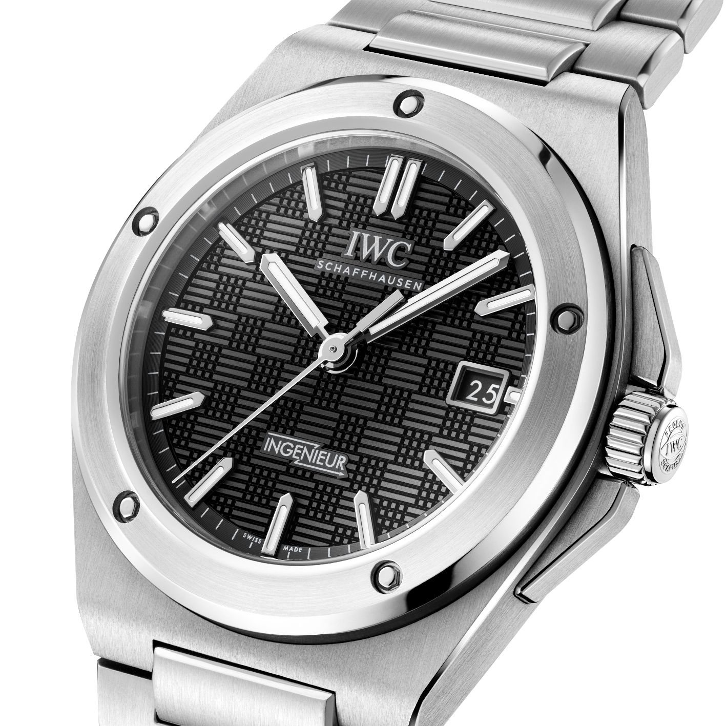 [2026 Mirror Grade]IWC Ingenieur 40mm Black Dial Steel Mens Watch IW328901
