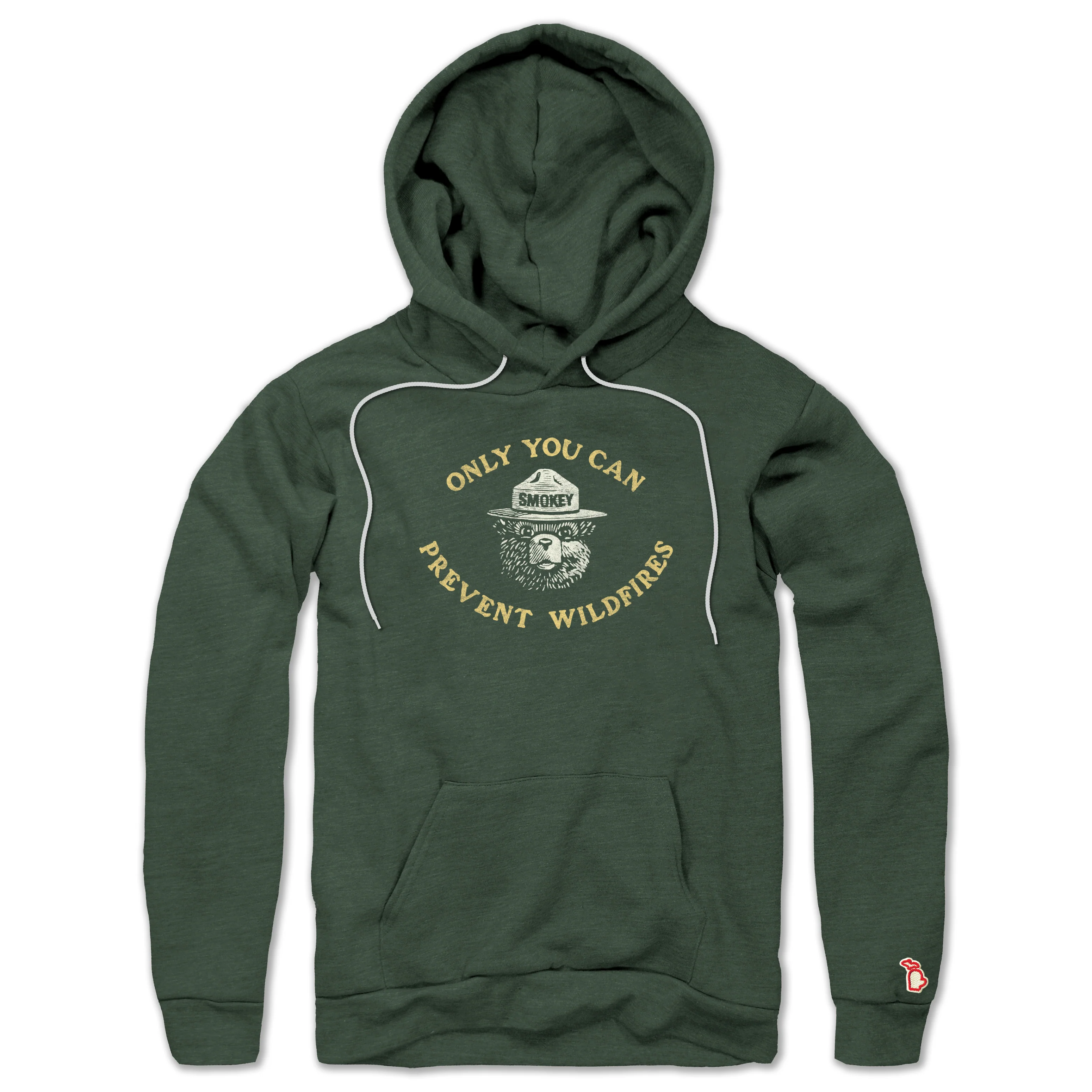 SMOKEY BEAR - PREVENT WILDFIRES ALL SEASON HOODIE (UNISEX)