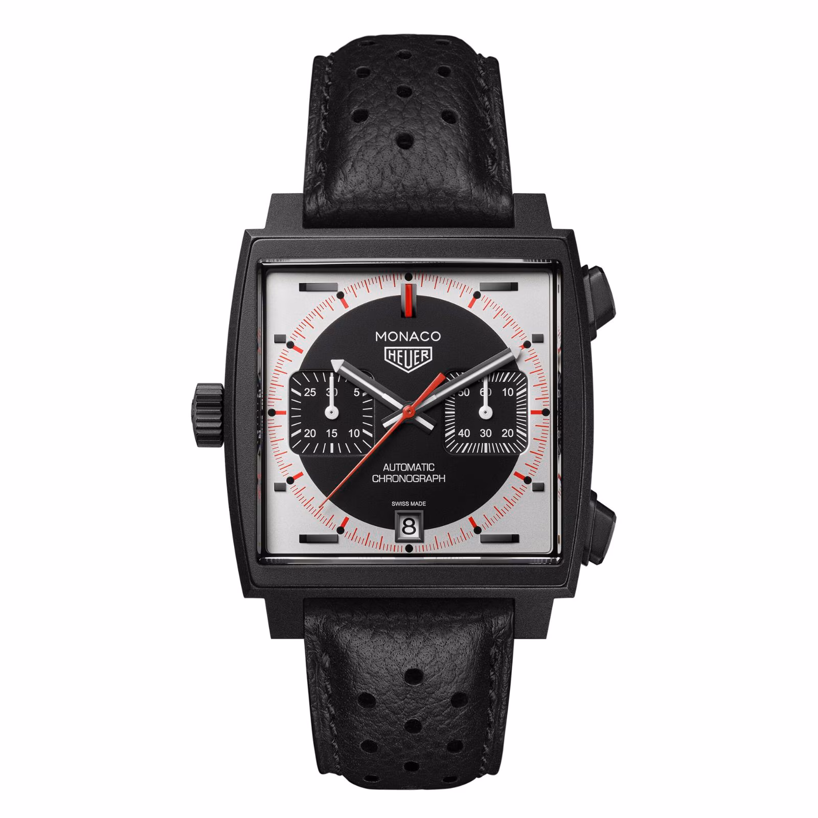 [2026 Mirror Grade]TAG Heuer Monaco Chronograph Stopwatch 39mm Limited Edition Mens Watch Black CAW218F.FC6356