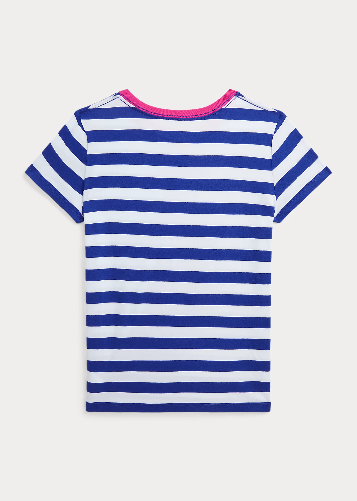 Striped Polo Bear Cotton Jersey Tee