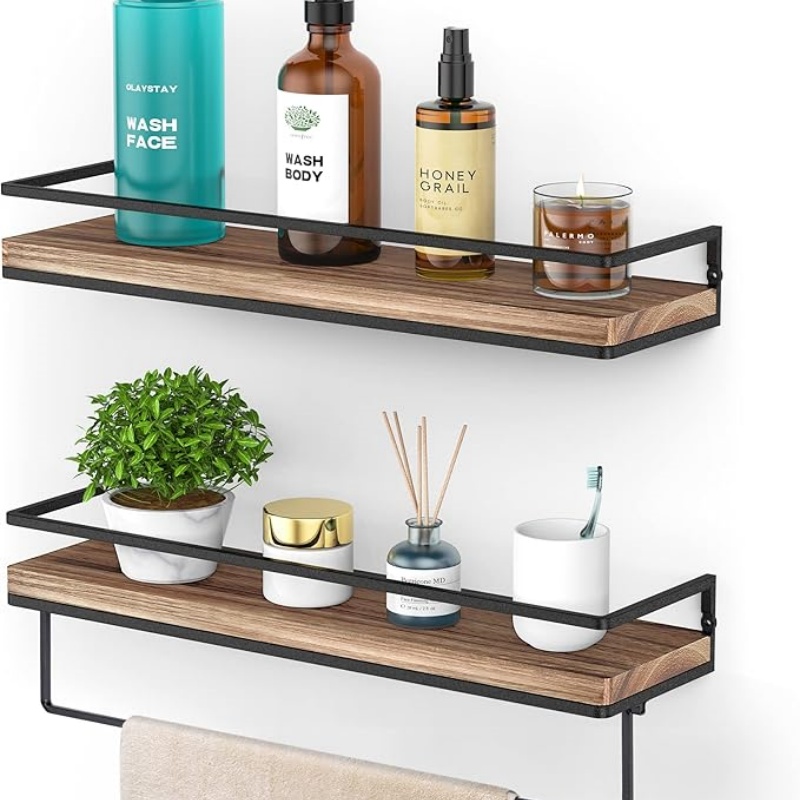 Floating Shelves Wall Mounted Set of 2