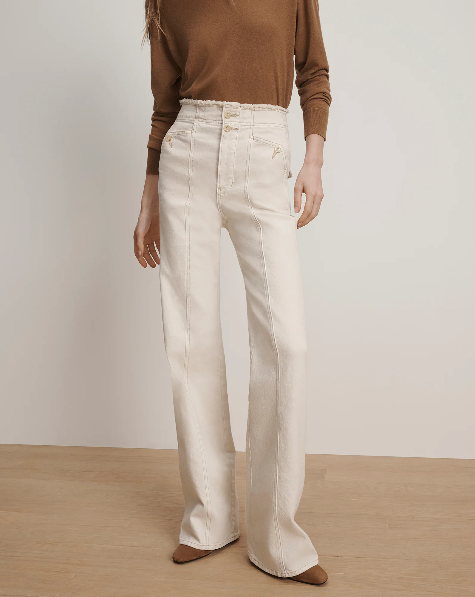 Crosbie Slim Wide-Leg Jean