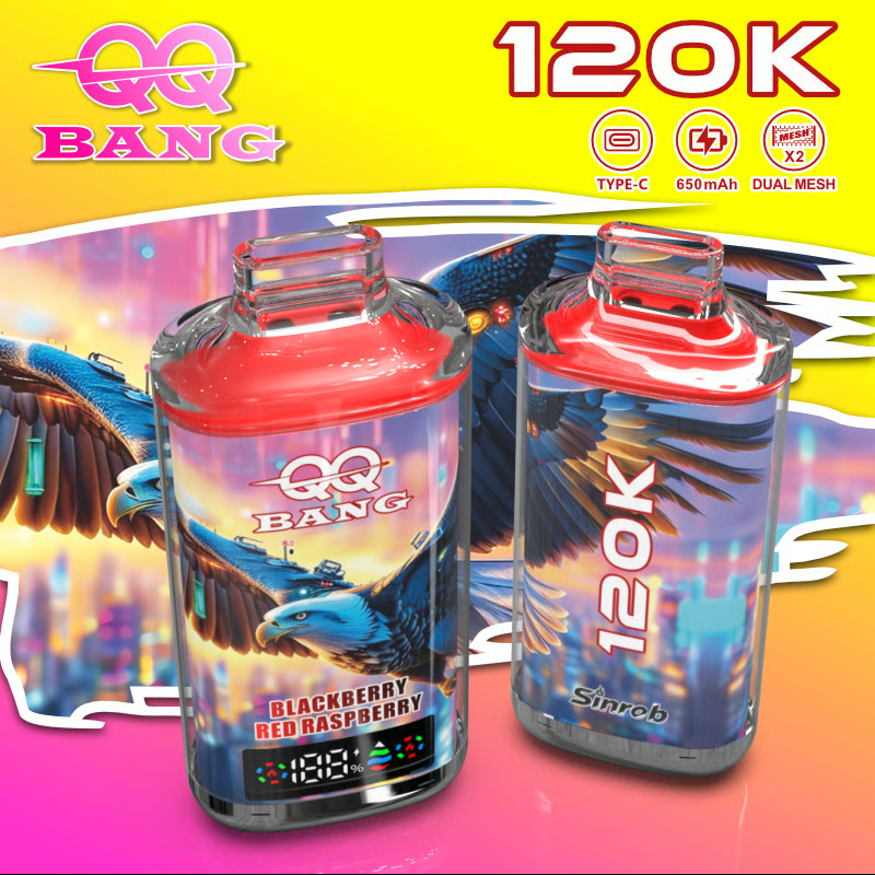 QQ BANG 120K Puffs Prefilled Hookah Vape |  Rechargeable