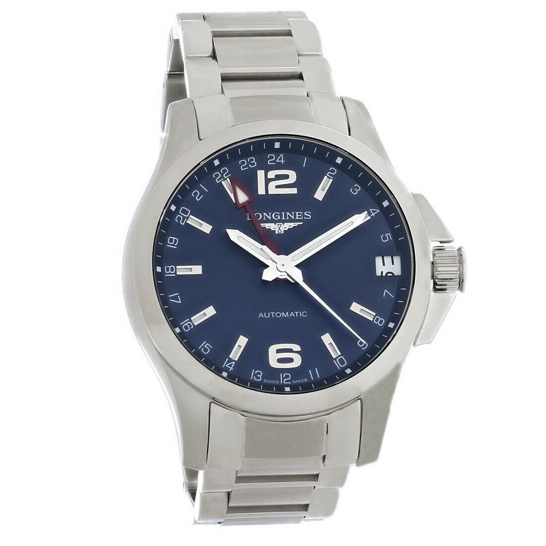 [2026 Mirror Grade]Longines Men's L3.687.4.99.6 Conquest Stainless Steel Watch