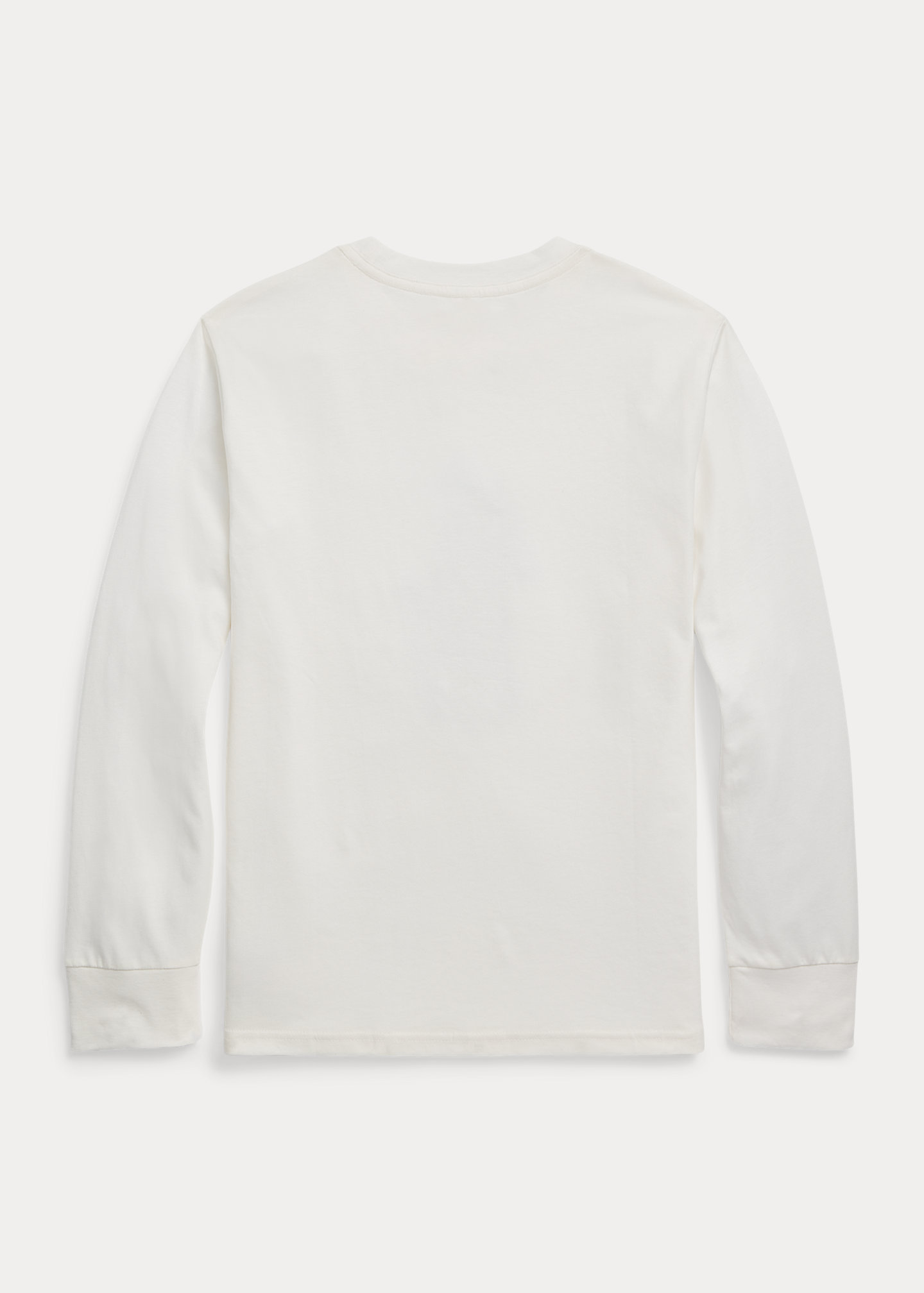 Plaid Big Pony Cotton Long-Sleeve Tee