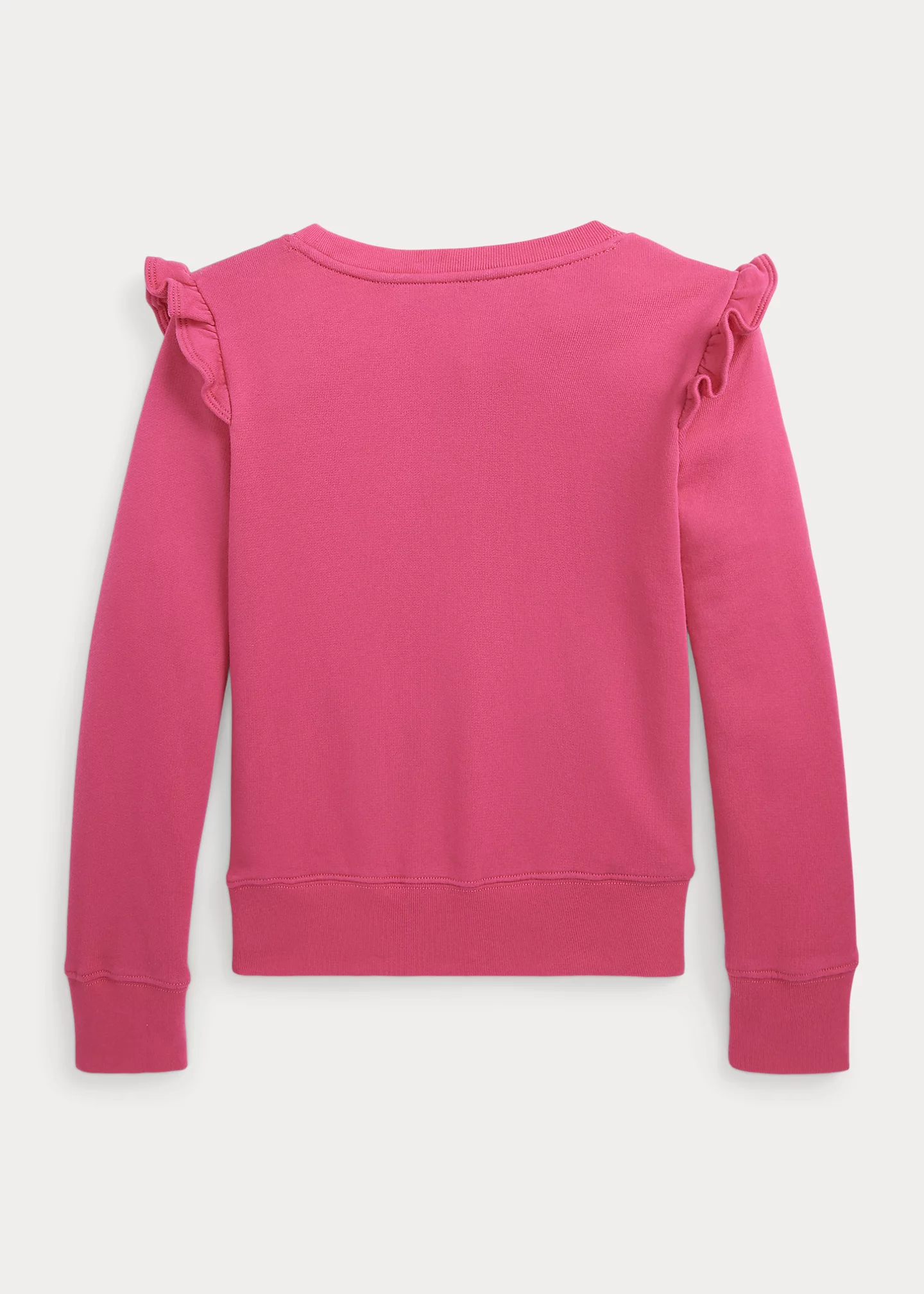 Ruffled Terry Sweatshirt