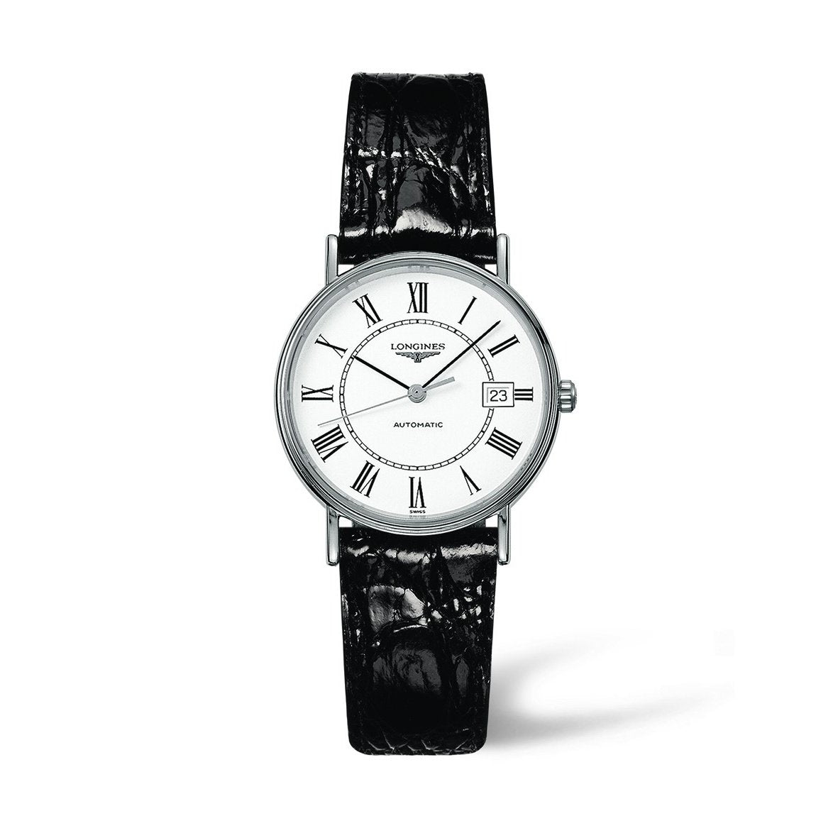 [2026 Mirror Grade]Longines Women's L4.821.4.11.2 Presence Black Leather Watch