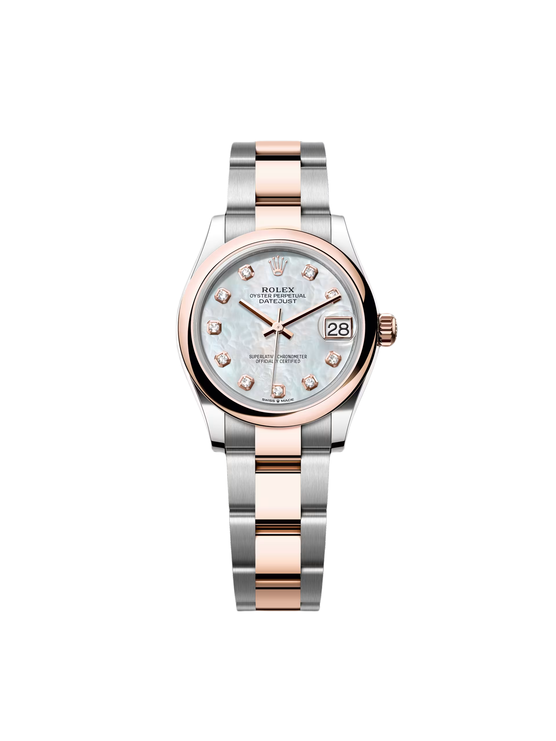[2026 Mirror Grade]RLX Datejust m278241-0025/0026 White Mother-of-Pearl 31mm Dial Oyster Bracelet Watch