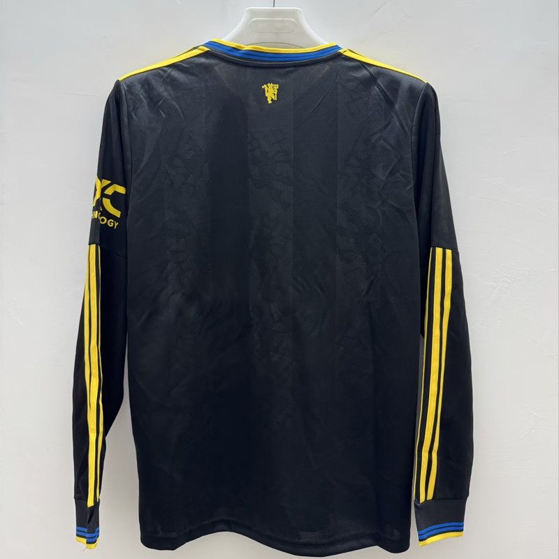 Manchester United Third Away Long Sleeve Football Jersey Shirt 2025/26