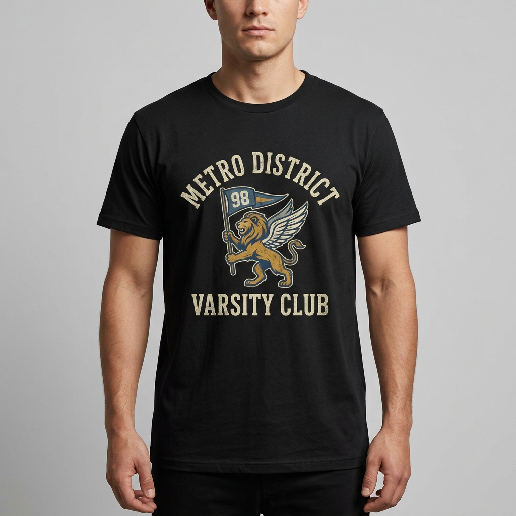 City Varsity Tee, Vintage Athletic Graphic T-Shirt, Unisex Streetwear Shirt CityTee3